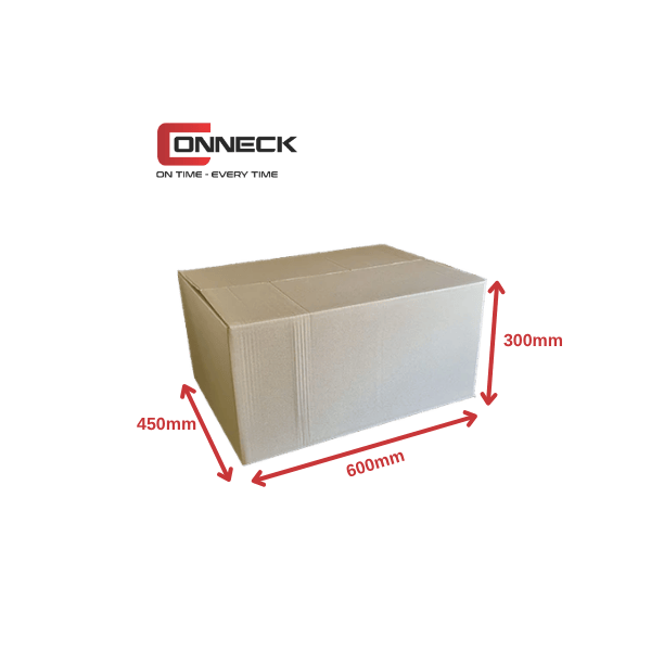 Stock 6 Box Dimensions - Medium Sized Moving Box - Conneck Transport Medium Moving Box - Stock 6 Double Wall Box